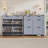 4-Tier Large Shoe Storage Cabinet with 2 Flip Drawers & Top Drawers, Freestanding Shoe Organizer for Entryway, Hallway-1150164886