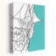 Impression d'art mural moderne Tangled-129895792