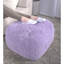 Pouf carré en microfibre dans un abat-jour lavande - sièges amusants et confortables avec texture douce, capacité de 250 livres, perles rembourrées pour le confort, design coloré, extra-89775307