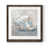 Papier, cadre noyer