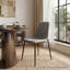 Ensemble de salle à manger à piédestal moderne avec chaises rembourrées de 47 à 83 po Modern-132494047-132494050