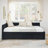 Upholstered Tufted Bed Frame With Two Drawers, Sofa Bed Frame With Comfortable Backrest And Armrests-753382441