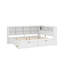 Lit de jour en bois avec tiroirs, tablette et port USB-2138446698-2138446700