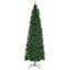 Arbre de Noël 9 pi avec 998 branches, ouverture automatique, base en acier, aiguilles de pin, vert