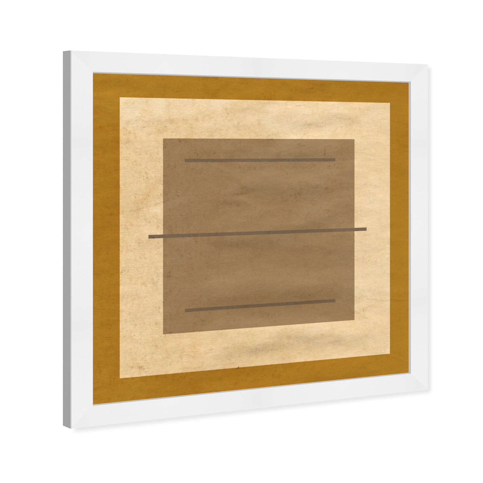 Amarillo Alberto Print by Oliver Gal, White, 32" H x 32" W x 0.5" D