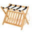 Porte-bagages pliant en bambou avec rangement-65914883