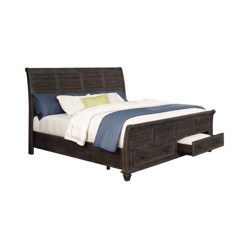 Ensemble de chambre avec rangement 3 pièces Worley, Grand