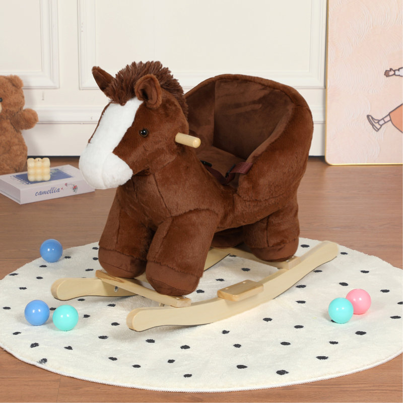 Cheval à bascule pour enfants avec chanson Berceuse