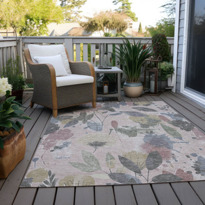 Tapis intérieur / extérieur rose Velustre