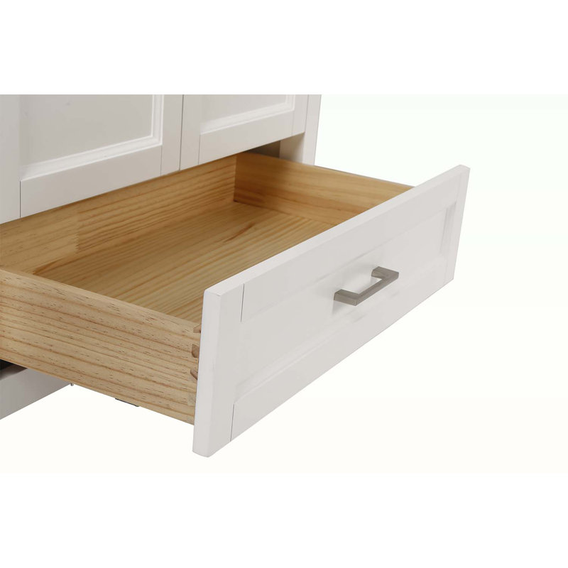 Bathroom Sink Cabinet with Sink Combo, White