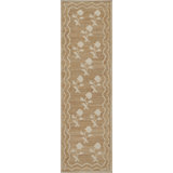 Erin Gates by Momeni Orchard Leaning Flower Jute and Wool Hand Woven Ivory Area Rug