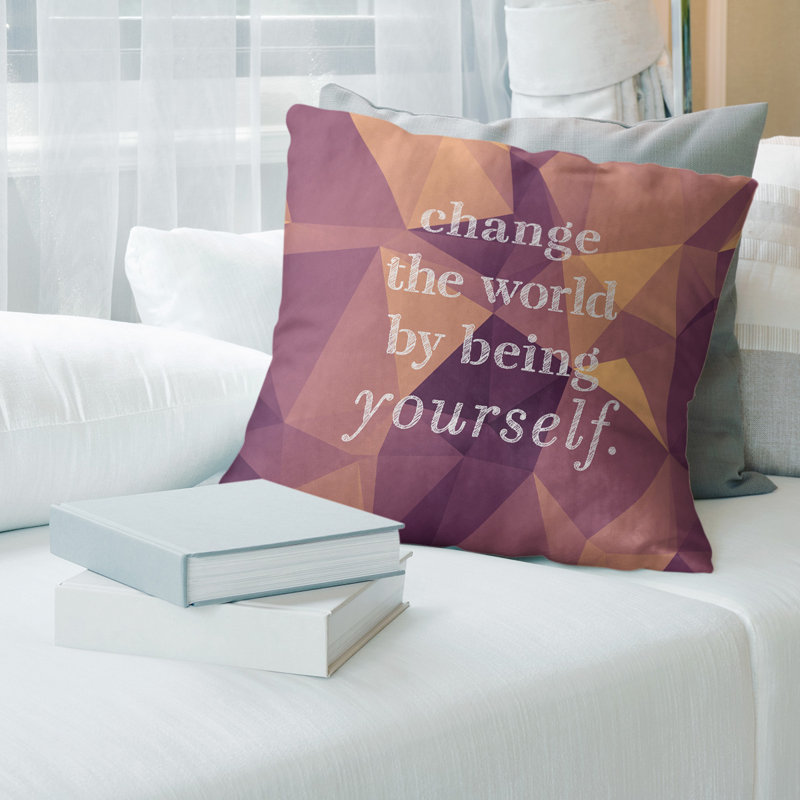 Linen Reversible Pillow Cover, 14" x 14", Rubellite