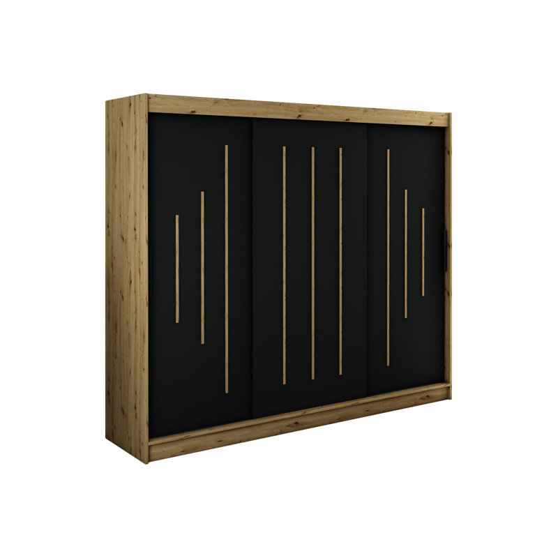 Amorrah 2 Door Manufactured Wood Wardrobe, 250 cm