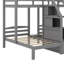 Twin Over Twin & Twin Bunk Bed With Built-In Staircase And Storage Drawer