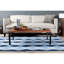 Tapis bleu, bleu marine et argenté en laine touffeté à la main Cloral-1859210885