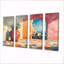 Rose Boho Pottery Sunrise Kiln - ensemble d'art mural Boho Pottery-807083727