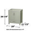 Sheffield 29" Single Bathroom Vanity Base Only-86051050