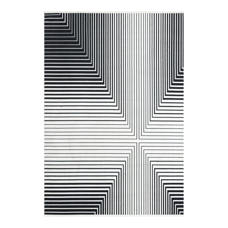Kanoi Geometric Indoor Rug, Rectangle 7'1" x 10'