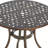 Rattan patio table and chair combination