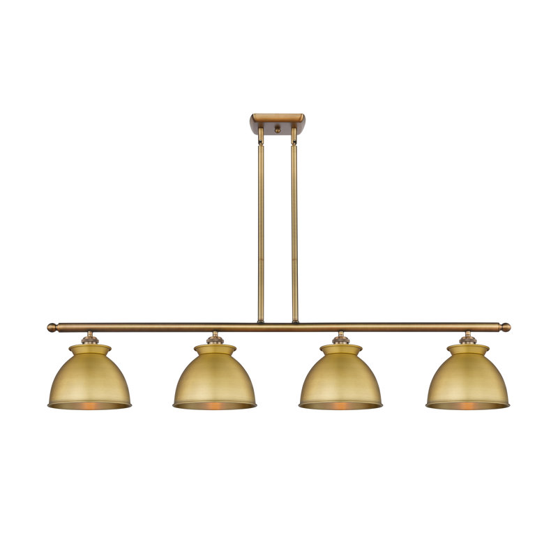 Arev 4 - Light Kitchen Island Pendant, Brushed Brass, Brushed Brass, No