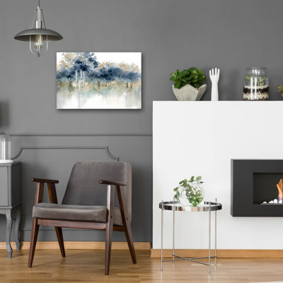Winston Porter «Waters Edge I» par Carol Robinson, art mural en verre acrylique, ACR-43004
