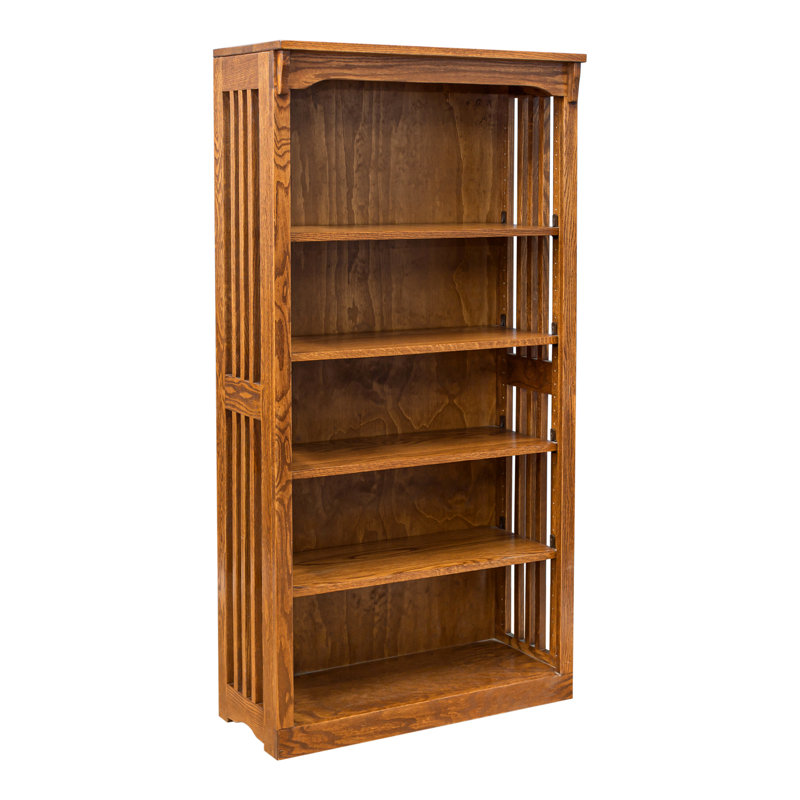Bibliothèque standard en bois massif Moxee, (5 tablettes) H 60 po x l 30 po x P 12 po