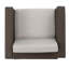 4 récréatifs d'extérieur - brun, coussins d'eau, coussins 4 pièces, tissu d'angle imperméable, coussins