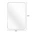 Miroir rectangulaire mural en métal 24 x 32 pouces Bathrrom