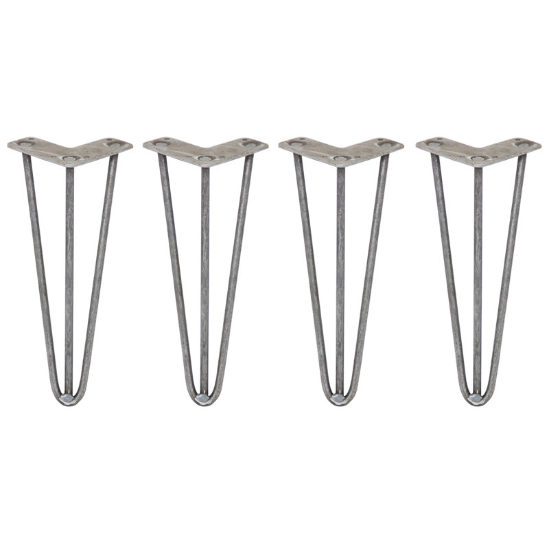 Styer Table Leg, Silver, 30.48cm H x 11cm W x 8cm D
