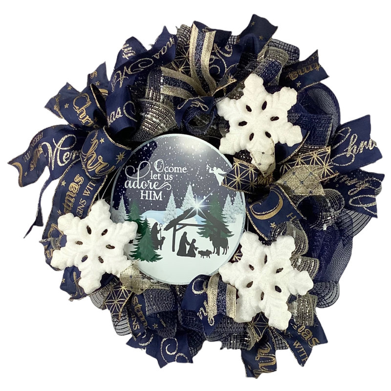 Handcrafted Faux 18'' Wreath
