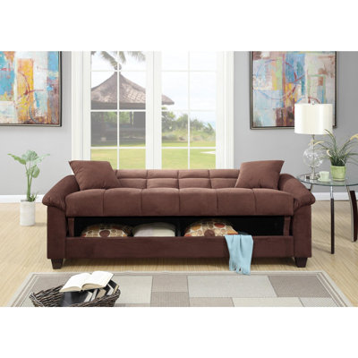 Brooklington Upholstered 87'' Sleeper Sofa