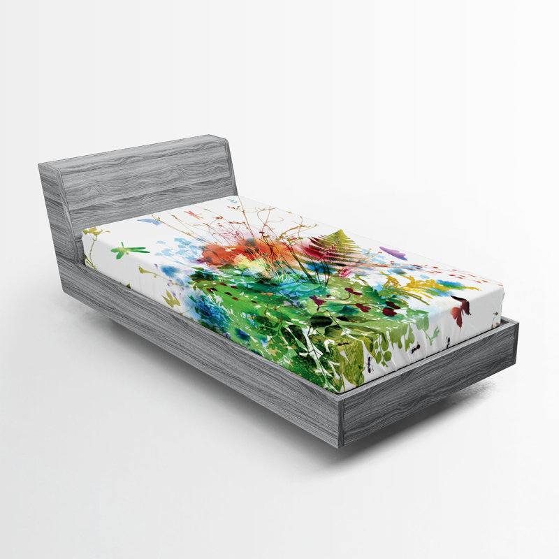 Multicolore Ambesonne, Drap-housse simple TG