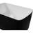 49'' X 28'' Acrylic Freestanding Soaking Bathtub, Square-Shape Japanese Soaking Hot Tub, Sit-In Design With Chrome Overflow And Drain, Available For Express Delivery