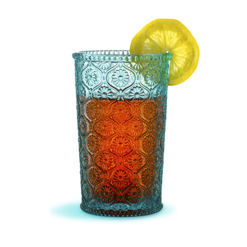 Verre Mitzi Highball, Turquoise