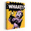 Comic Robot Surprise Retro Abstract Wall Art Print by ERM - Wrapped Canvas Print-1957194361