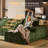 135.4" Modular Sectional Sofa For Living Room Modern L-Shape Cloud Couch Compression Upholstered Corduroy Fabric Deep Seat With Chaise-875366536-875366539