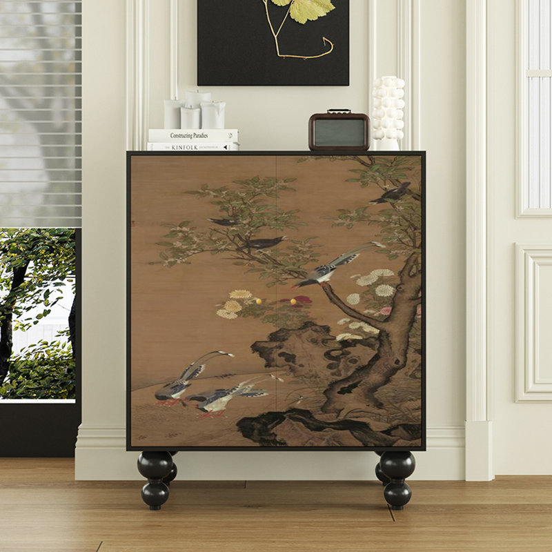 16 Pair Solid Wood Shoe Storage Cabinet