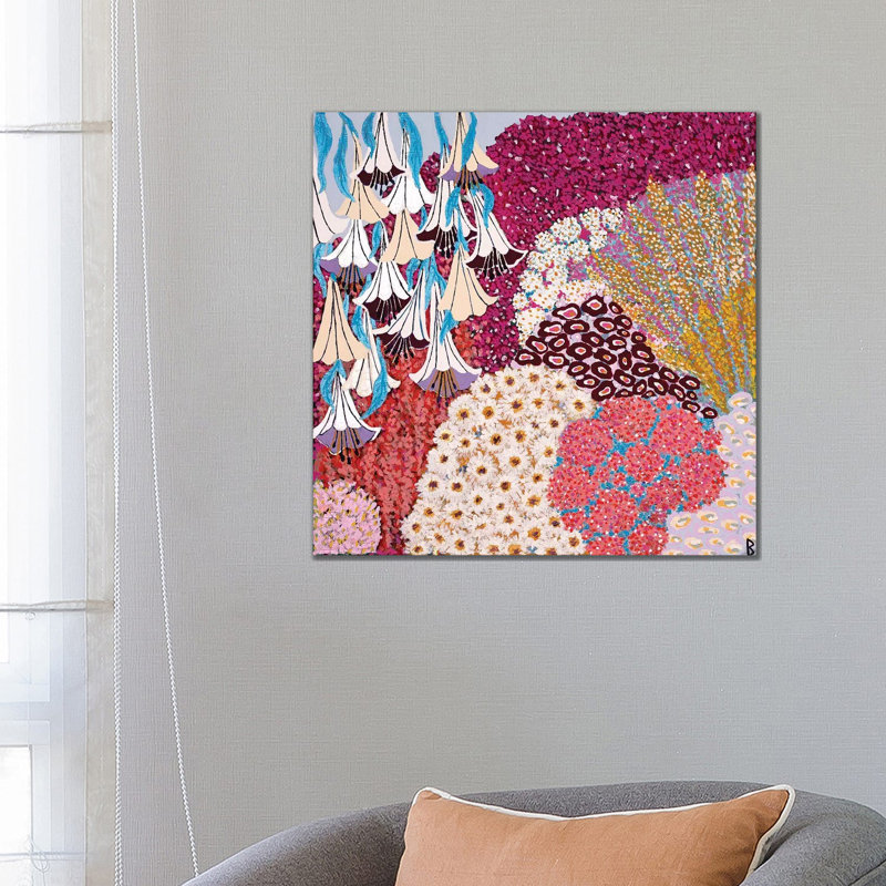 Mediterranean Garden by Berit Bredahl Nielsen - Wrapped Canvas Gallery-Wrapped Canvas Giclée