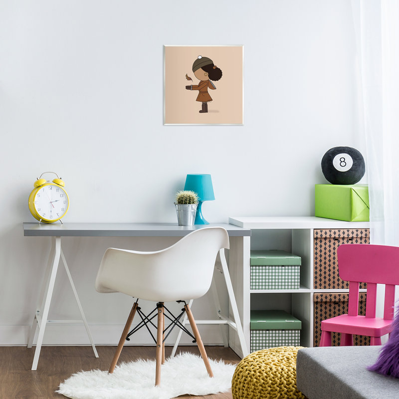 Plaque d'automne avec feuille d'automne, design par Sierra Siler