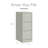 15'' Wide 3 -Drawer Steel File Cabinet-1975060409