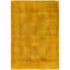 Overdyed Hand-Knotted Wool Modern-Contemporary Gold Area Rug 4' 1" x 6' 1"