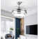 Ardle 42'''' 4 - Blade Led Invisible Ceiling Fan Light With Remote Control And Light Kit Included