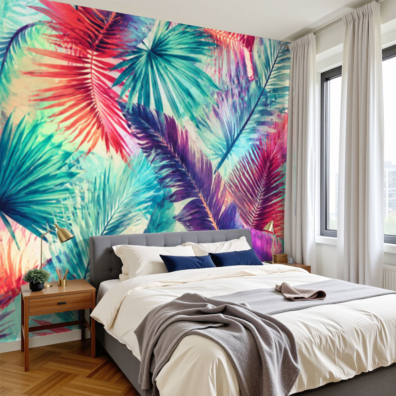 Papier peint adhésif pelez et collez Tropical