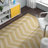 Sanyla Hand Tufted Wool Chevron Rug-107375686
