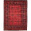 Tapis unique en laine noué à la main style Esari Turkoman des années 2010 de 5 pi 11 po x 7 pi 7 po rouge Shorey