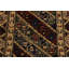 Tapis de couloir noir / brun en laine noué à la main 2 pi 9 po x 9 pi 8 po Grigori