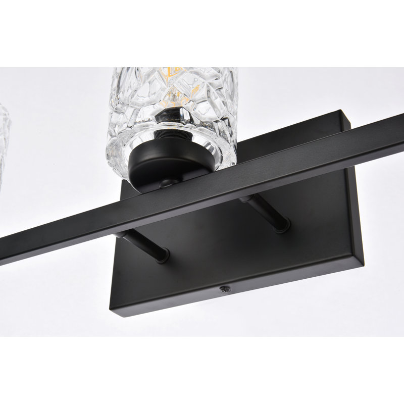 Shutesbury Dimmable Armed Sconce, 2 Lights, 7.7" H x 5.5" W x 14" D, Black
