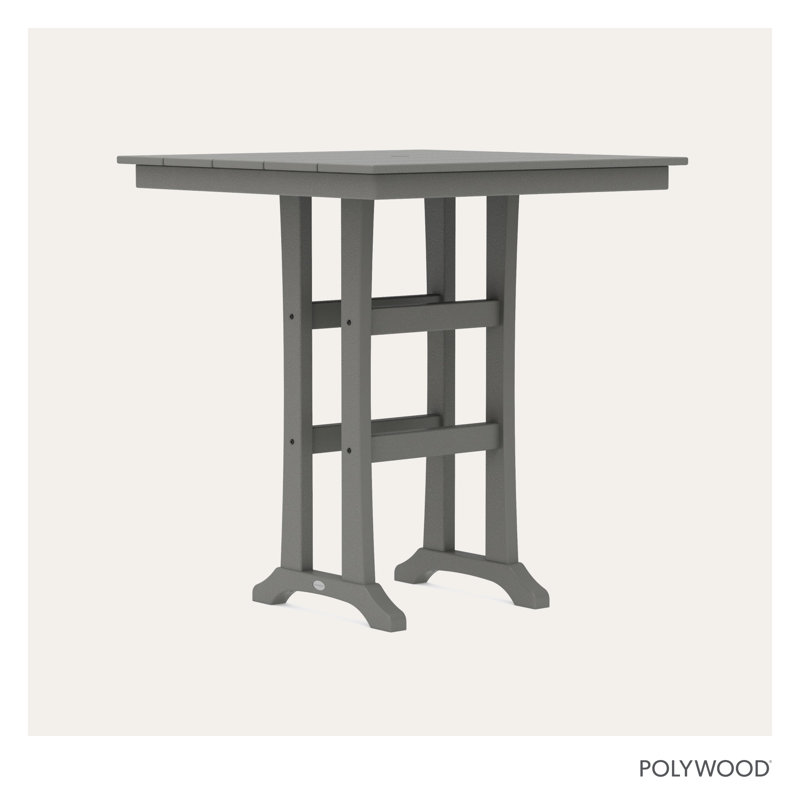 Farmhouse Trestle Dining Table, Slate Gray