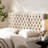 Contemporary Beige Headboard For Queen Bed, Fully Upholstered Modern Style Fabric Upholstery, Enhances Bedroom, Assembly Needed-457123012