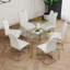 Table ronde en verre de style moderne
